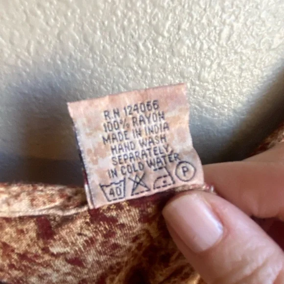 Shoreline 90’s Vintage Boho Tank Maxi Dress, Size XL - Picture 6 of 7